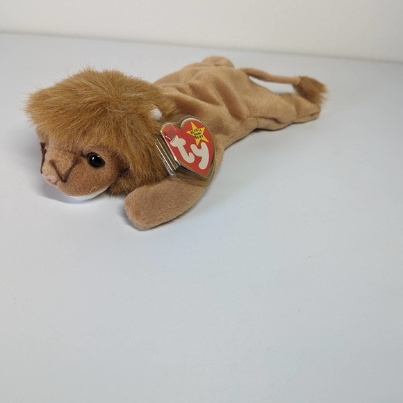 TY Roary The lion Bean Baby with tags - Picture 8 of 9
